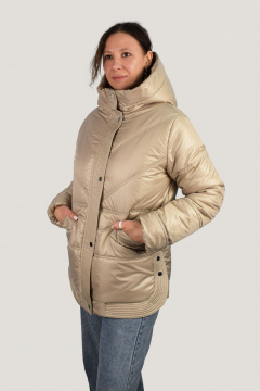 Куртка Нить 130-25 бежевый - фото 3