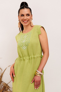 Платье Galean Style 894.2 салатовый - фото 5