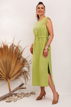 Платье Galean Style 894.2 салатовый - фото 3