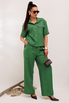 Брюки, жакет Galean Style 982.1 зеленый - фото 1