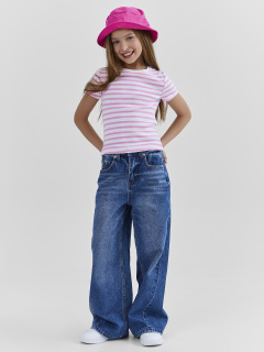 Футболка Mark Formelle 117912/25-41081П-1 розовая_полоска_на_белом - фото 1