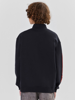 Толстовка Mark Formelle 123448/25-35532П-7 черный_печать5_2_сл_на_ЛВ_дет_пер_2_сл_на_ПР_дет_пе - фото 3