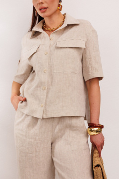 Брюки, жакет Galean Style 982.1 бежевый - фото 5