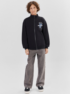 Толстовка Mark Formelle 123448/25Е-42088П-7 черный_печать_2_сл_на_ЛВ_дет_пер - фото 1