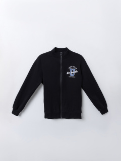 Толстовка Mark Formelle 123448/25Е-42089П-7 черный_печать_2_сл_на_ЛВ_дет_пер - фото 2