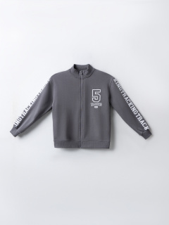 Толстовка Mark Formelle 127932/25Е-42082П-7 т.серый_печать1_2_сл_на_ЛВ_дет_пер_1сл_на_ЛВ_рук_1 - фото 1