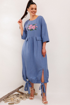 Платье Galean Style 1003 синий - фото 1