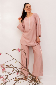 Блуза, брюки Galean Style 1005 розовый - фото 2