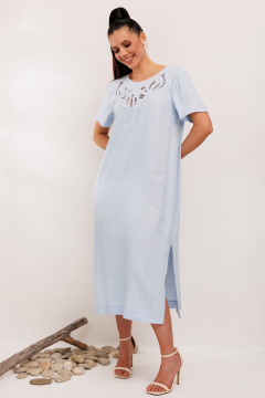 Платье Galean Style 1011 голубой - фото 5