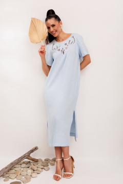 Платье Galean Style 1011 голубой - фото 1