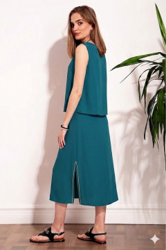 Юбка Nova Line 3733 темно-бирюзовый - фото 2