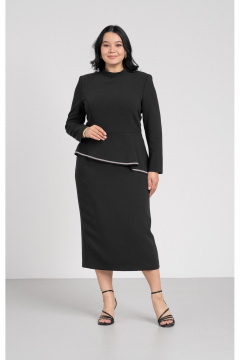 Платье FASHION CENTRE Пв-4220 черный - фото 1