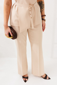 Брюки, жилет Mubliz 326 бежевый - фото 3