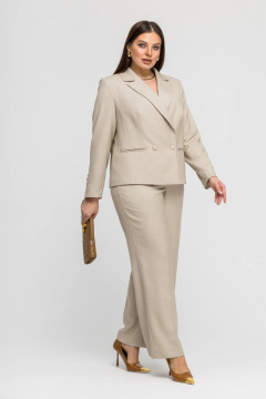 Брюки, жакет Gold Style 2749 бежевый - фото 2