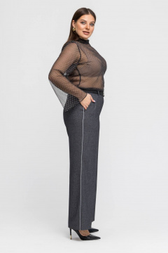 Брюки, жакет Gold Style 2759 черный,белый - фото 5