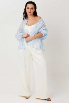 Блуза Mislana 1300 голубой - фото 4