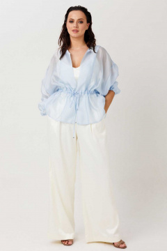 Блуза Mislana 1300 голубой - фото 2