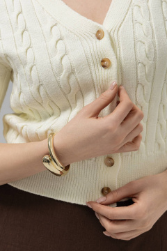 Джемпер Romgil РВ0403-ХЛ4 светло-бежевый - фото 3