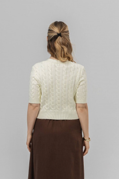 Джемпер Romgil РВ0403-ХЛ4 светло-бежевый - фото 2