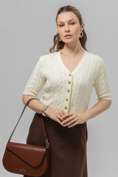 Джемпер Romgil РВ0403-ХЛ4 светло-бежевый - фото 1