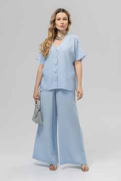 Блуза Romgil РТ0133-ВИ4 голубой_ - фото 1