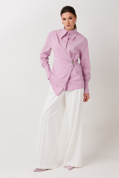 Брюки ERTANNO 1013 молочный - фото 4