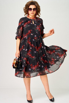 Платье EVA GRANT 7281А цветочный_принт - фото 1