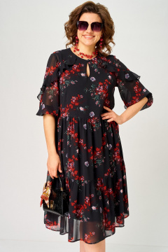 Платье EVA GRANT 7281А цветочный_принт - фото 5