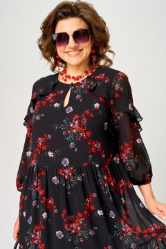 Платье EVA GRANT 7281А цветочный_принт - фото 4