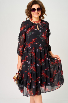 Платье EVA GRANT 7281А цветочный_принт - фото 3