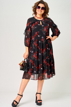 Платье EVA GRANT 7281А цветочный_принт - фото 2