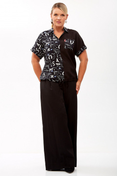 Блуза Таир-Гранд 62445 черный_дизайн_2 - фото 2