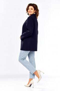 Жакет Ольга Стиль С-986 темно-синий - фото 3