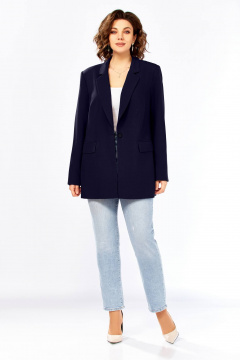 Жакет Ольга Стиль С-986 темно-синий - фото 2
