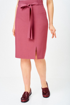 Жакет, юбка Vilena 1142 коралл - фото 3