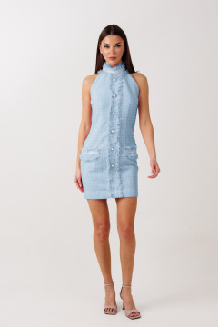 Платье V&N Fashion 1125 голубой - фото 1