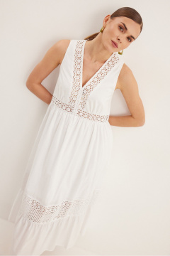Платье DAVA 1149 белый - фото 5