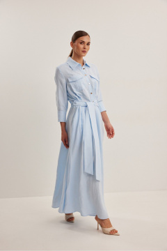 Платье DAVA 1224 голубой - фото 5
