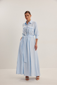 Платье DAVA 1224 голубой - фото 3