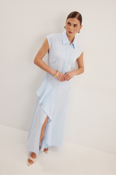 Платье DAVA 1225 голубой - фото 3