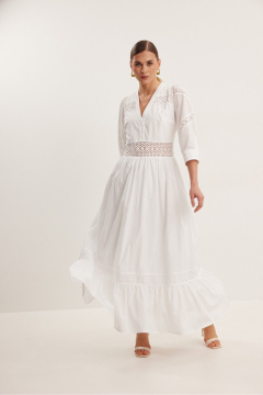 Платье DAVA 1226 белый - фото 3