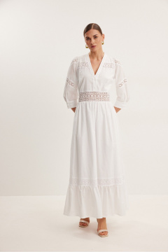 Платье DAVA 1226 белый - фото 1