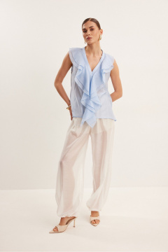 Блуза DAVA 4232 голубой - фото 4