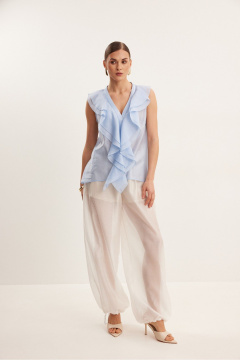 Блуза DAVA 4232 голубой - фото 3