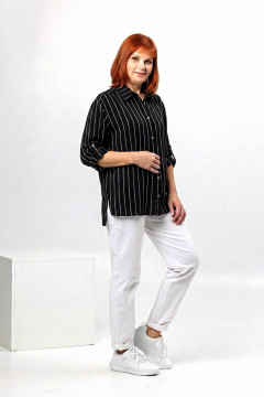 Рубашка Соджи 663 черный - фото 2