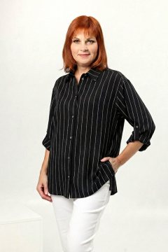 Рубашка Соджи 663 черный - фото 1