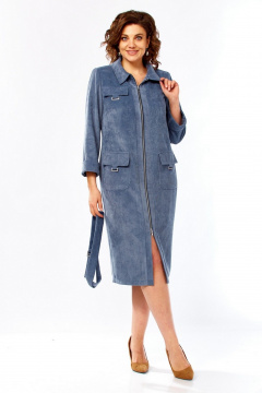 Платье Милора-стиль 1448 синий - фото 2