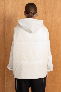 Брюки, жилет, свитшот Luna 295 молоко/чёрный - фото 5