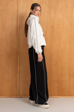 Брюки, жилет, свитшот Luna 295 молоко/чёрный - фото 4