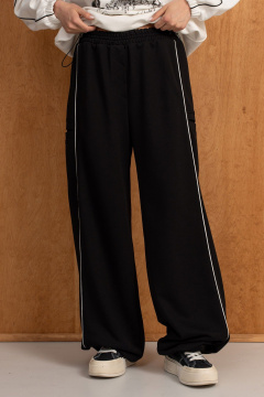 Брюки, жилет, свитшот Luna 295 молоко/чёрный - фото 3